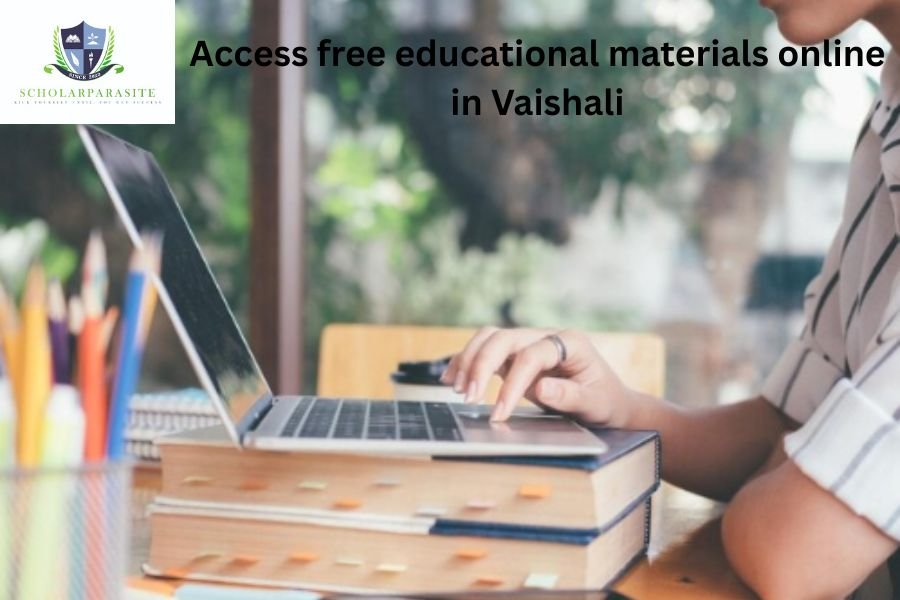 Access free educational materials online in Vaishali